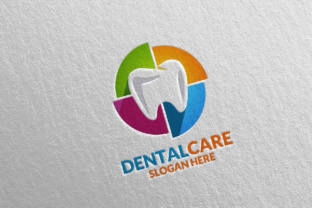 Dental Logo, Dentist Stomatology Colorful Tooth Design: A Versatile Branding Solution