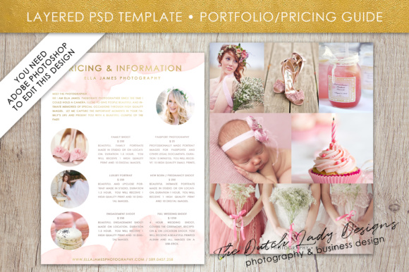 Price List Portfolio Page for Photographers: A Practical Guide to Customizable Design