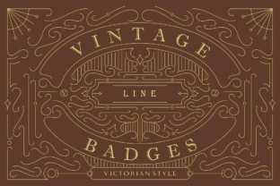Vintage Line Badges 2: Timeless Design for Modern Applications